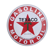 Licensed Texaco Gasoline Motor Oil Dome Metal Sign