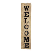 Rustic Wood Welcome Sign