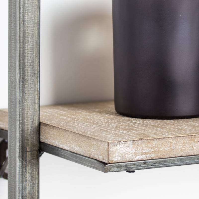 Rustic Hanging Two Shelves Rack