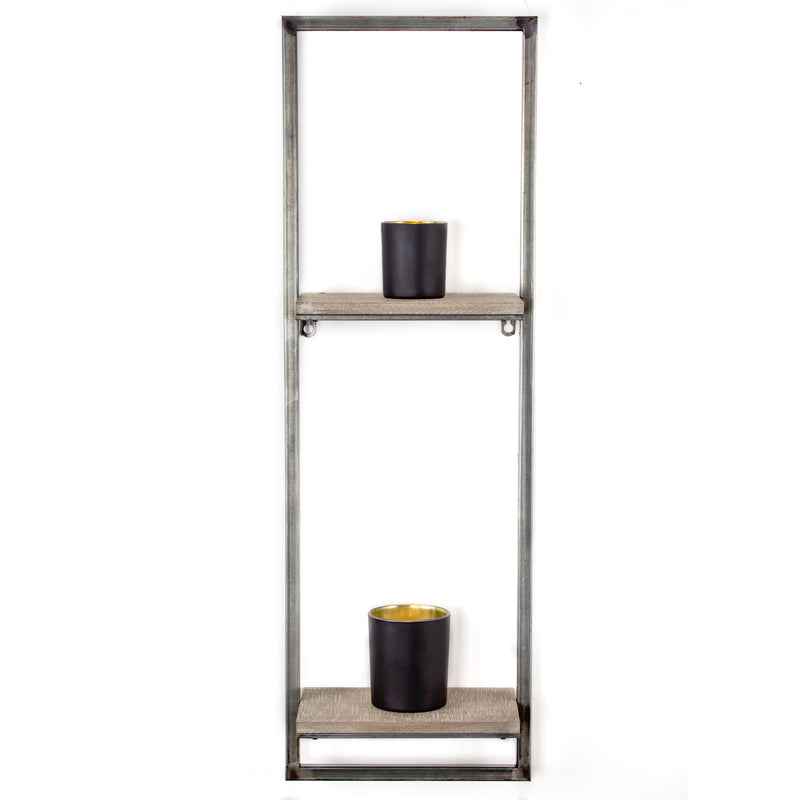 Rustic Hanging Two Shelves Rack – AmericanArtDecor.com