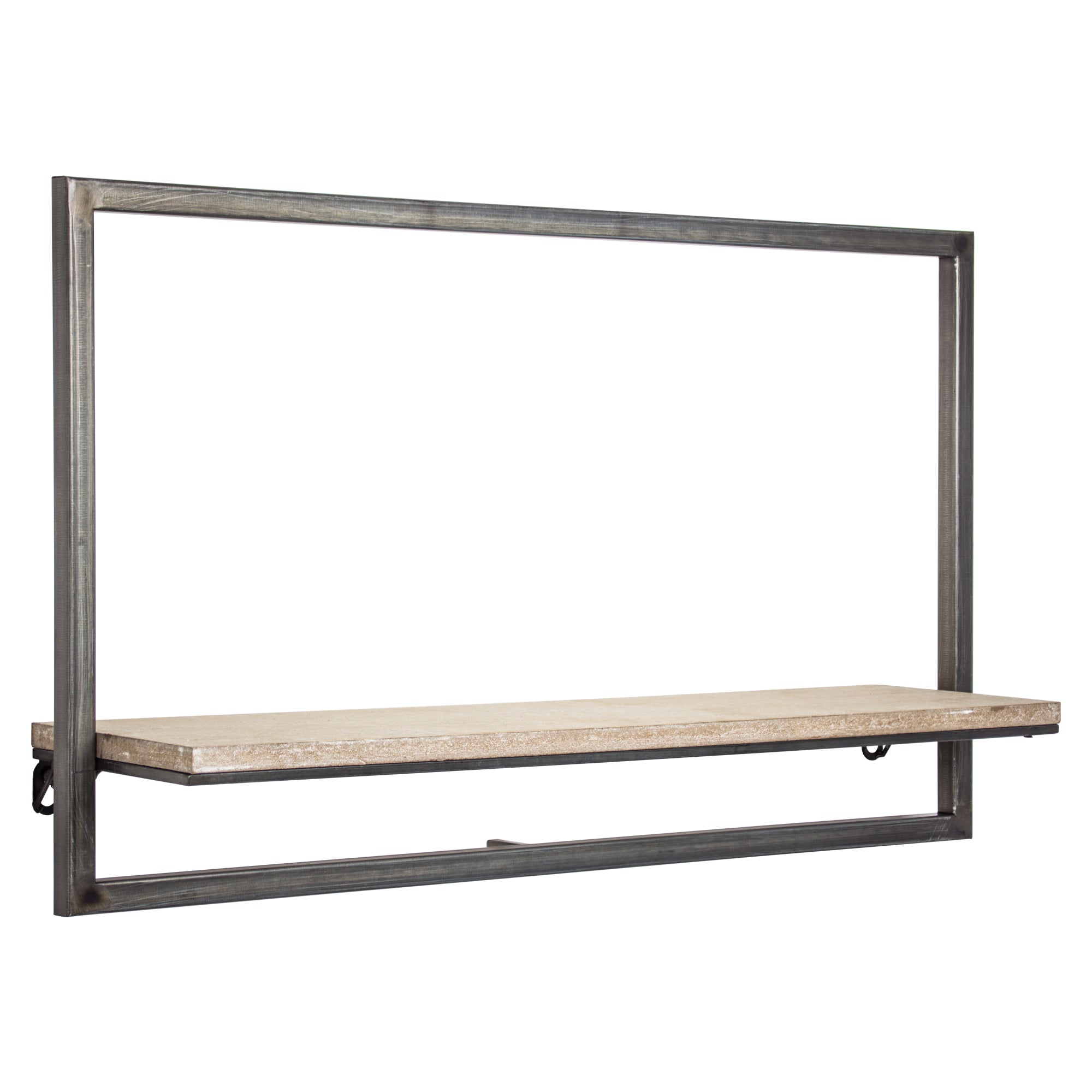 Single Hanging Racks Rustic Hanging One Shelf Rack – AmericanArtDecor.com