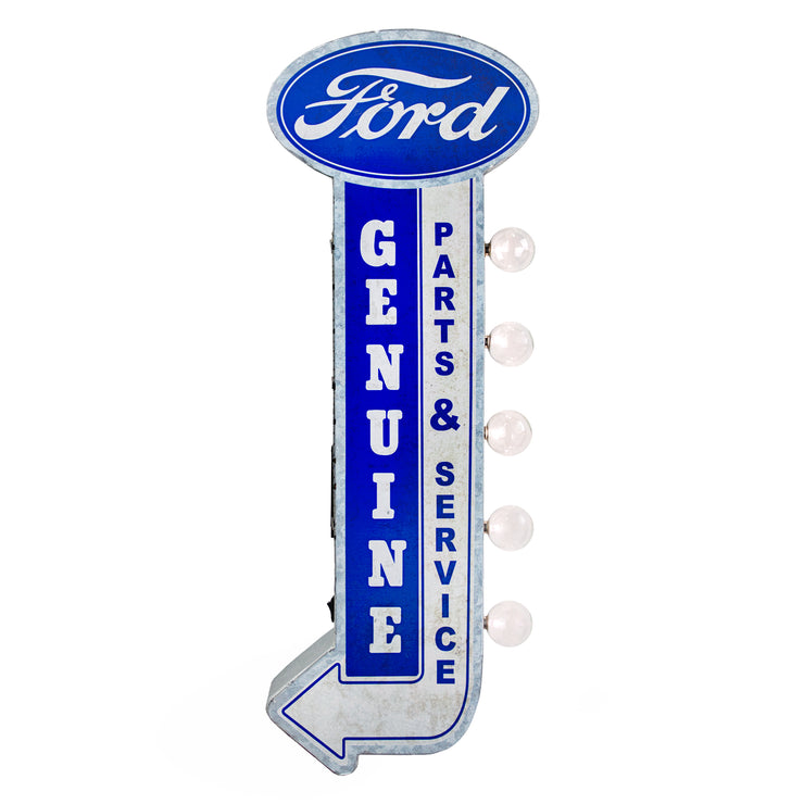 Officially Licensed Vintage Ford Parts & Services LED Marquee Sign