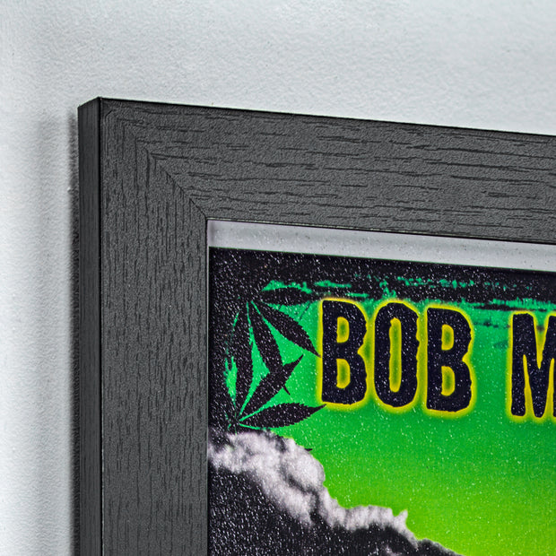 Bob Marley Smoke the Herb Framed Art
