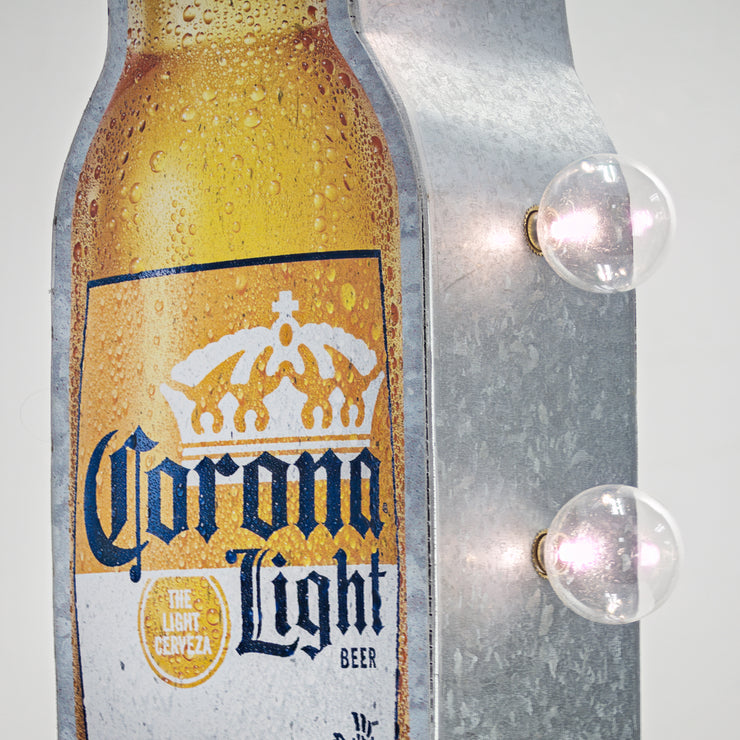 Officially Licensed Corona Light Vintage LED Marquee Sign
