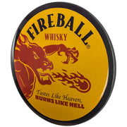 Fireball Whiskey Dome Metal Sign (15")