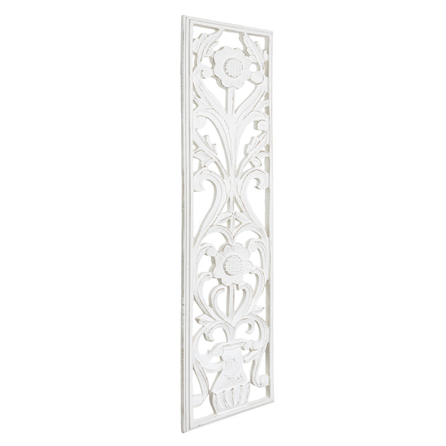 Hand-Carved Decorative Wood Wall Panel (48
