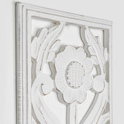 Hand-Carved Decorative Wood Wall Panel (48" x 12")