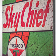 Sky Chief Texaco Gasoline Oversized Metal Sign