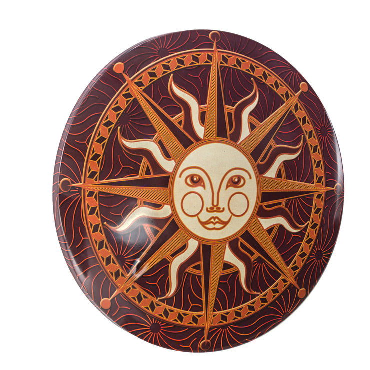 Celestial Sun Dome Metal Sign (15")