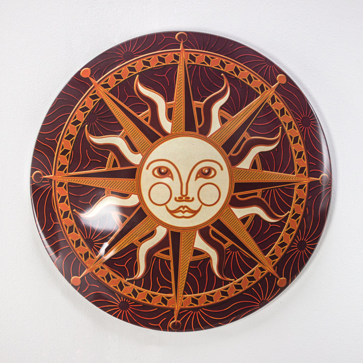 Celestial Sun Dome Metal Sign (15")