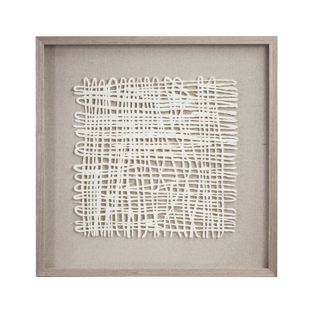 Handmade Rice Paper Wall Art (24" x 24")