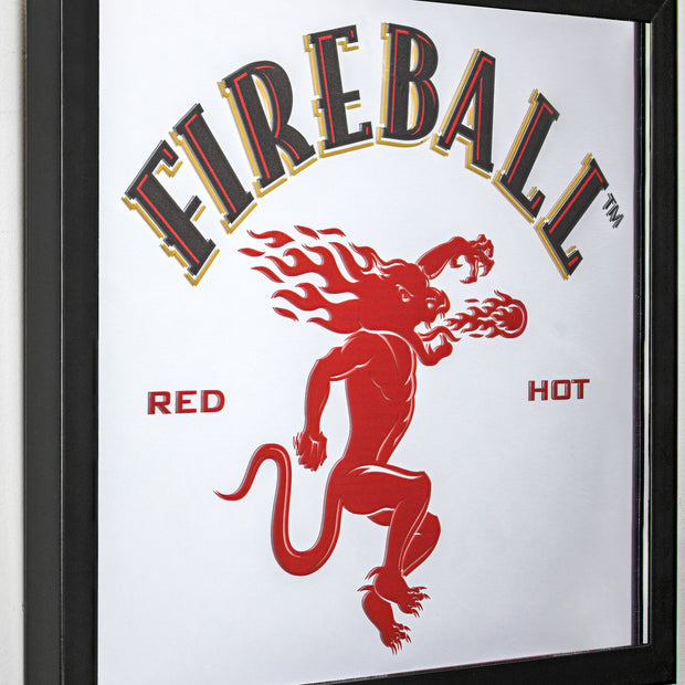 Fireball Whisky Printed Accent Mirror (13.5" x 15.5")