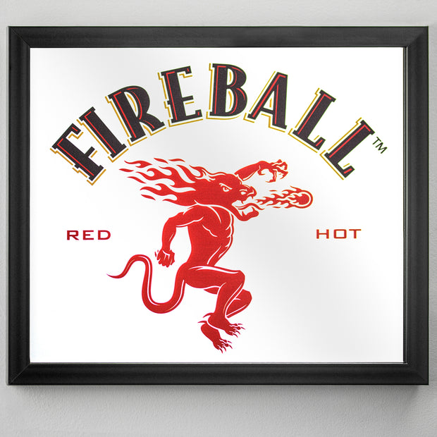 Fireball Whisky Printed Accent Mirror (13.5" x 15.5")