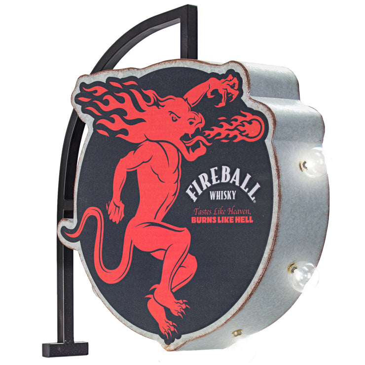 Fireball Whiskey Vintage LED Marquee Sign