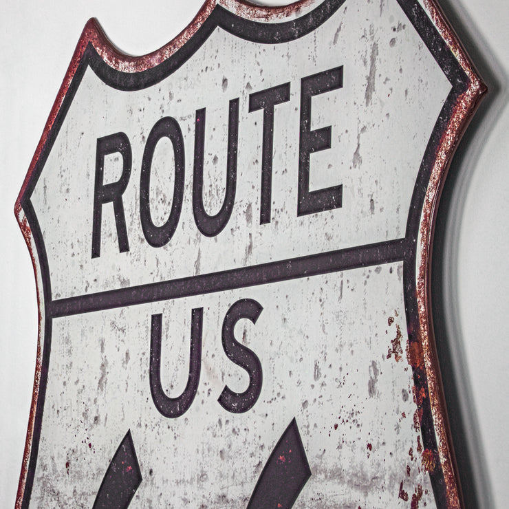 Route 66 Oversized Metal Sign