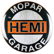 Mopar Hemi Garage Dome Metal Sign Wall Decor (15”)