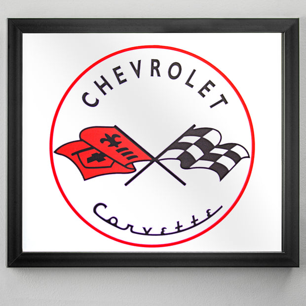 Chevrolet Corvette Printed Accent Mirror (13.5" x 15.5")