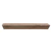 Large Wedge Wood Floating Wall Shelf - Natural