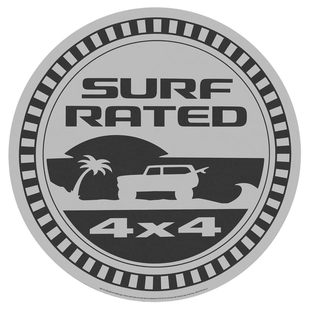 Jeep Surf Rated 4x4 Oversized Metal Sign (40")
