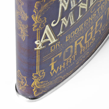 Milk of Amnesia Stainless Steel 8 oz Liquor Flask – AmericanArtDecor.com