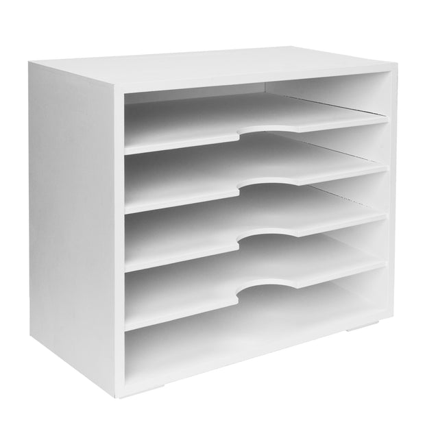 Multi-Purpose Document Desk Organizer with 5 Shelves