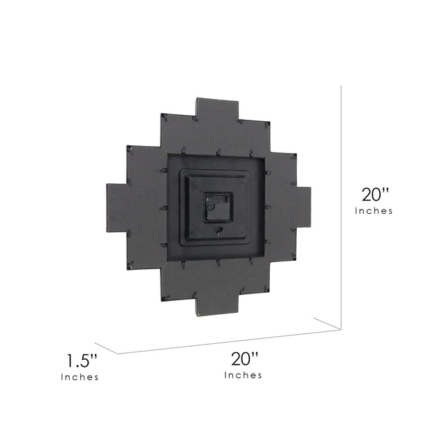 Black "Memories by the Minute" Picture Frame Wall Collage Clock