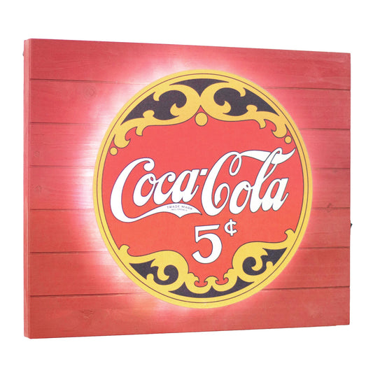 Vintage Coca Cola Soda Metal Backlit LED Sign – 15" x 18"