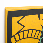 Tiki Mask Outdoor Canvas Art Print - 24x36
