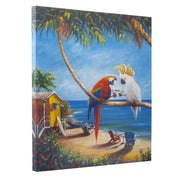 Birds In Paradise Outdoor Canvas Art Print - 30x40