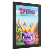 Licensed Spyro Vintage Video Game Framed Wall Art - 13x19