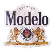 Modelo Cerveza Beer Embossed Shaped Metal Sign - 15.4" x 15.75"