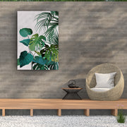 Tropical Leaves Outdoor Canvas Art Decor Print - 28x40