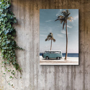 Vintage Coastal Photo Outdoor Canvas Art Print - 28x40
