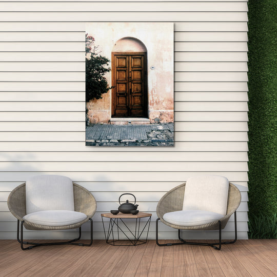 Antique Doorway Photo Outdoor Canvas Art Print - 28x40 ...