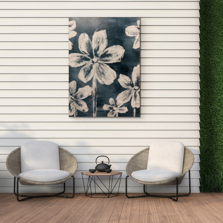 Abstract Floral Outdoor Canvas Art Decor Print - 28x40