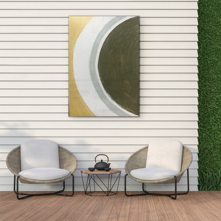 Abstract Geometric Outdoor Canvas Art Print - 28x40
