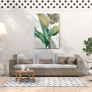 Tropical Banana Leaf Outdoor Canvas Art Print - 28x40