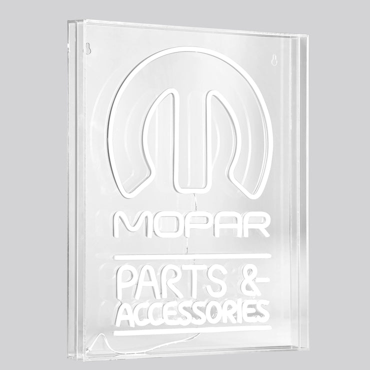 Licensed Mopar Parts & Accessories Acrylic LED Wall Decor Sign  - 16" x 20"