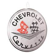 Chevrolet Corvette Dome Metal Sign