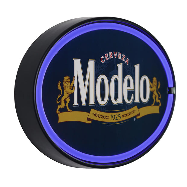 Officially Licensed Modelo Oval Neon LED Rope Wall Sign (16"x10")