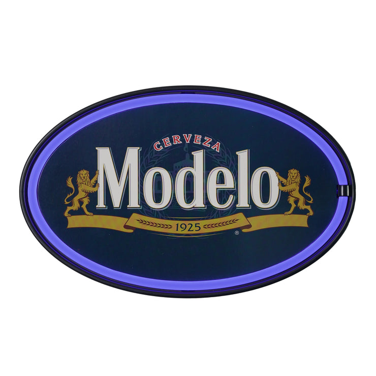 Officially Licensed Modelo Oval Neon LED Rope Wall Sign (16"x10")