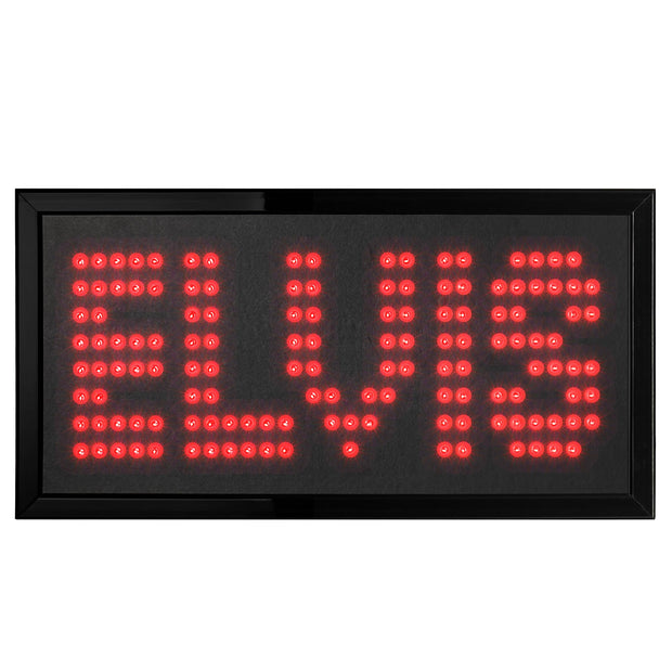 Licensed Elvis Framed Flashing LED Marquee Wall Sign (19"x10")