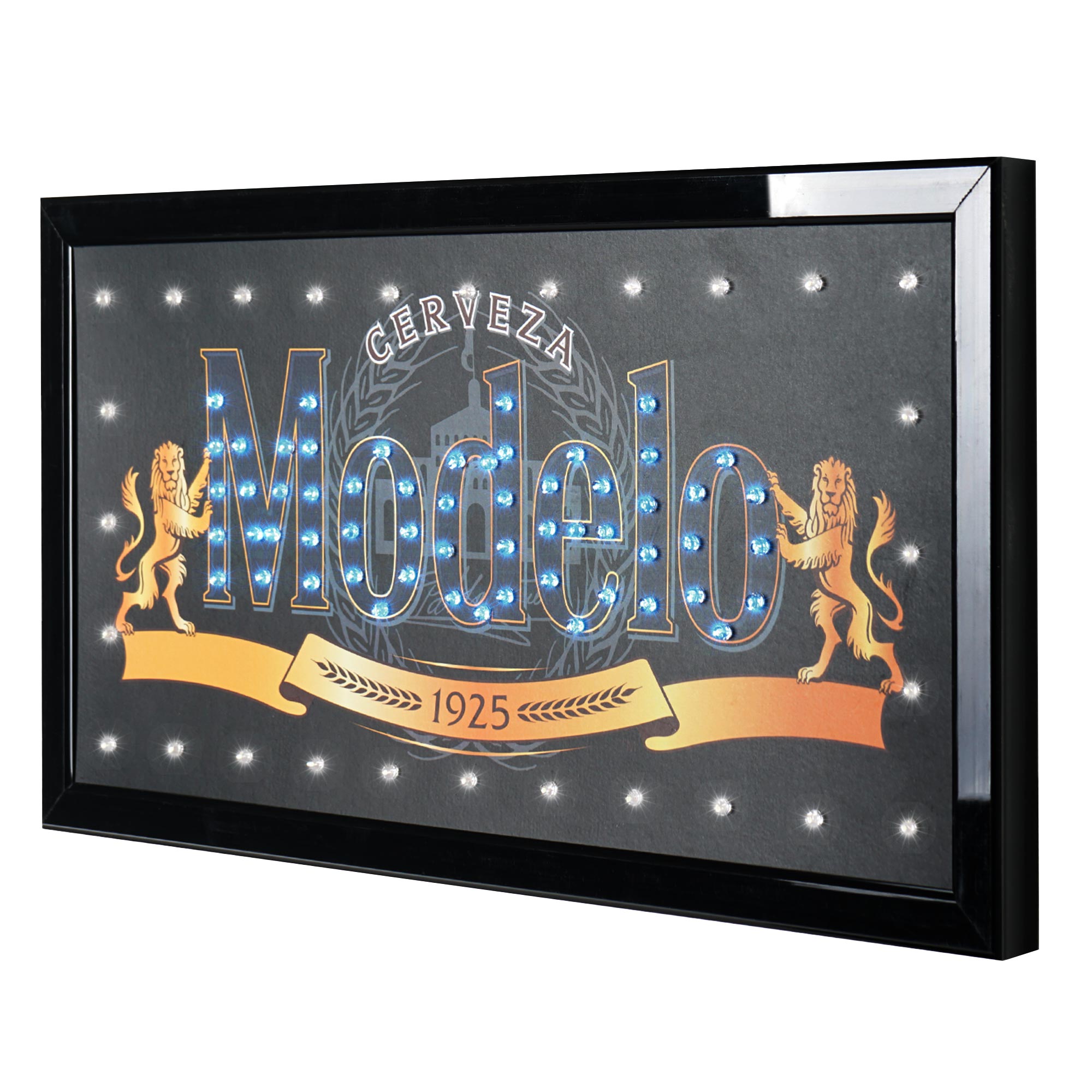 Licensed Modelo Framed Flashing LED Marquee Wall Sign (19