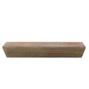 Small Wedge Wood Floating Wall Shelf - Natural