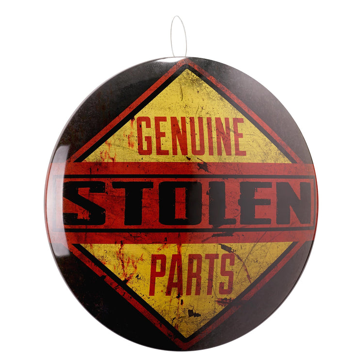 Genuine Stolen Parts Dome Metal Sign - 15.5"
