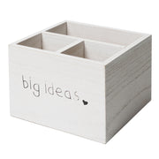 Addie Joy Big Ideas 3-Opening Desk Organizer - Natural Wash