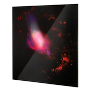 NASA Black Hole Glossy Lacquer Canvas Wall Art Print - 30" x 30"