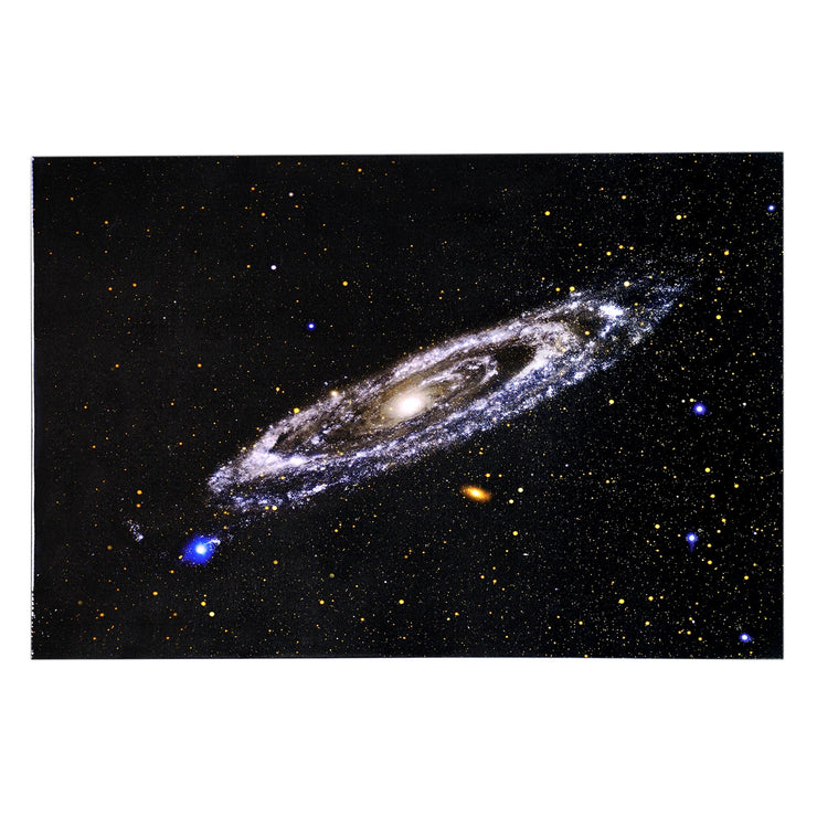 NASA Galaxy Next Door Glossy Lacquer Canvas Wall Art Print - 36" x 24"