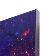 NASA Milky Way Galaxy Glossy Lacquer Canvas Art Print Panel, 48" x 18"