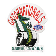 NHRA Gatornationals Embossed Shaped Metal Wall Sign - 16.5" x 15.25"